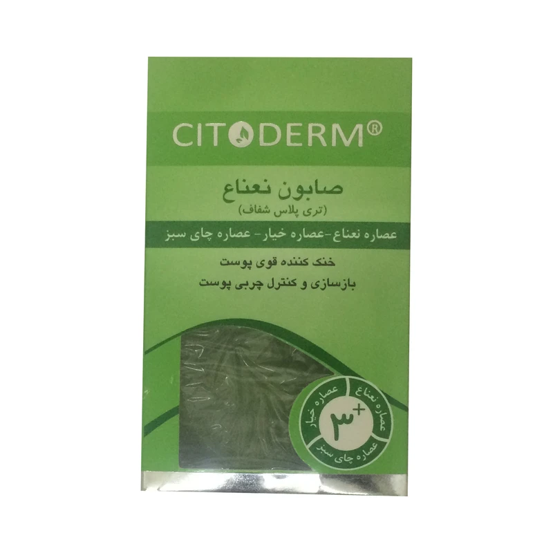 صابون شستشو سیتودرم مدل نعناع وزن 100 گرم