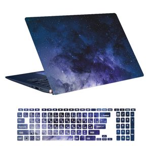 نقد و بررسی استیکر لپ تاپ توییجین و موییجین طرح Space کد 79 مناسب برای لپ تاپ 15.6 اینچ به همراه برچسب حروف فارسی کیبورد توسط خریداران