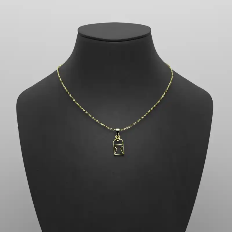گردنبند طلا 18 عیار زنانه مدوپد مدل جغد کد B3-1-1042
