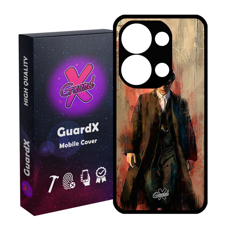 کاور گارد ایکس طرح Peaky Blinders مدل Glass10122 مناسب برای گوشی موبایل شیائومی Redmi Note 13 Pro 4G / Poco M6 Pro 4G