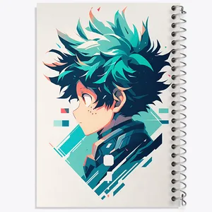 دفتر مشق 100 برگ خندالو طرح انیمه آکادمی قهرمان من کد F5634