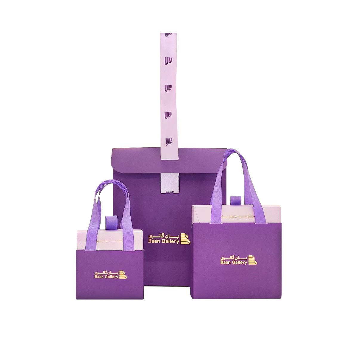 انگشتر طلا 18 عیار زنانه بان گالری مدل میرر مربع - - 3