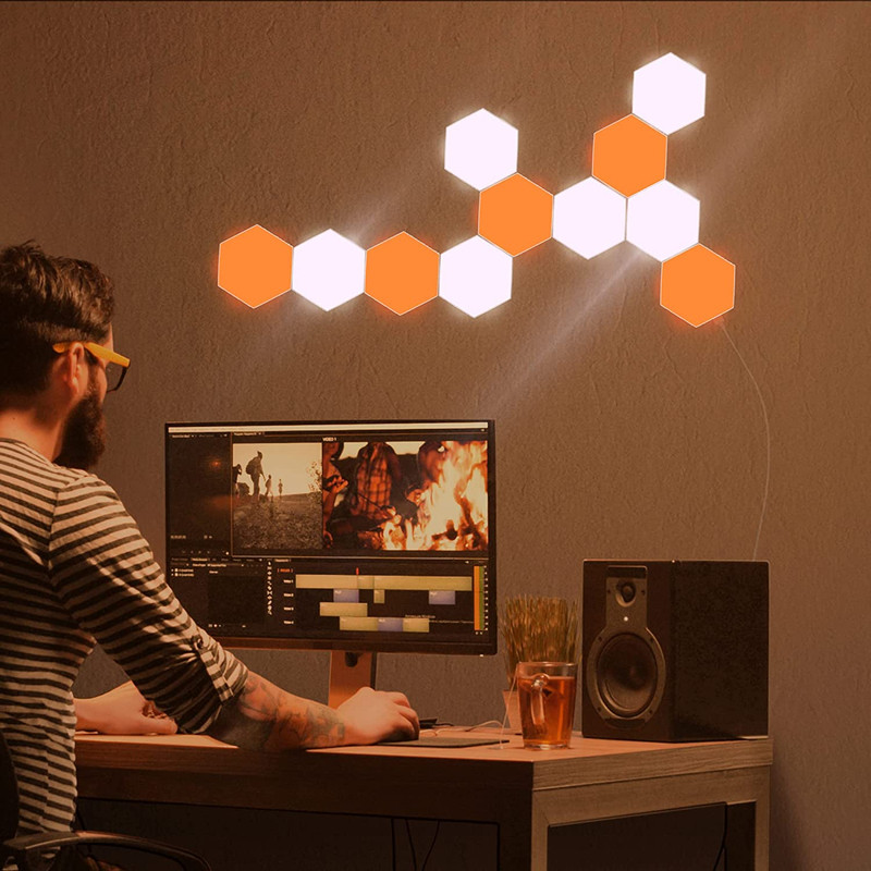 چراغ شش ضلعی مدل Smart RGB