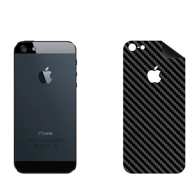 برچسب پوششی بستور مدل BT-Fiber طرح فیبر کربن مناسب برای گوشی موبایل اپل iPhone 5 / 5s