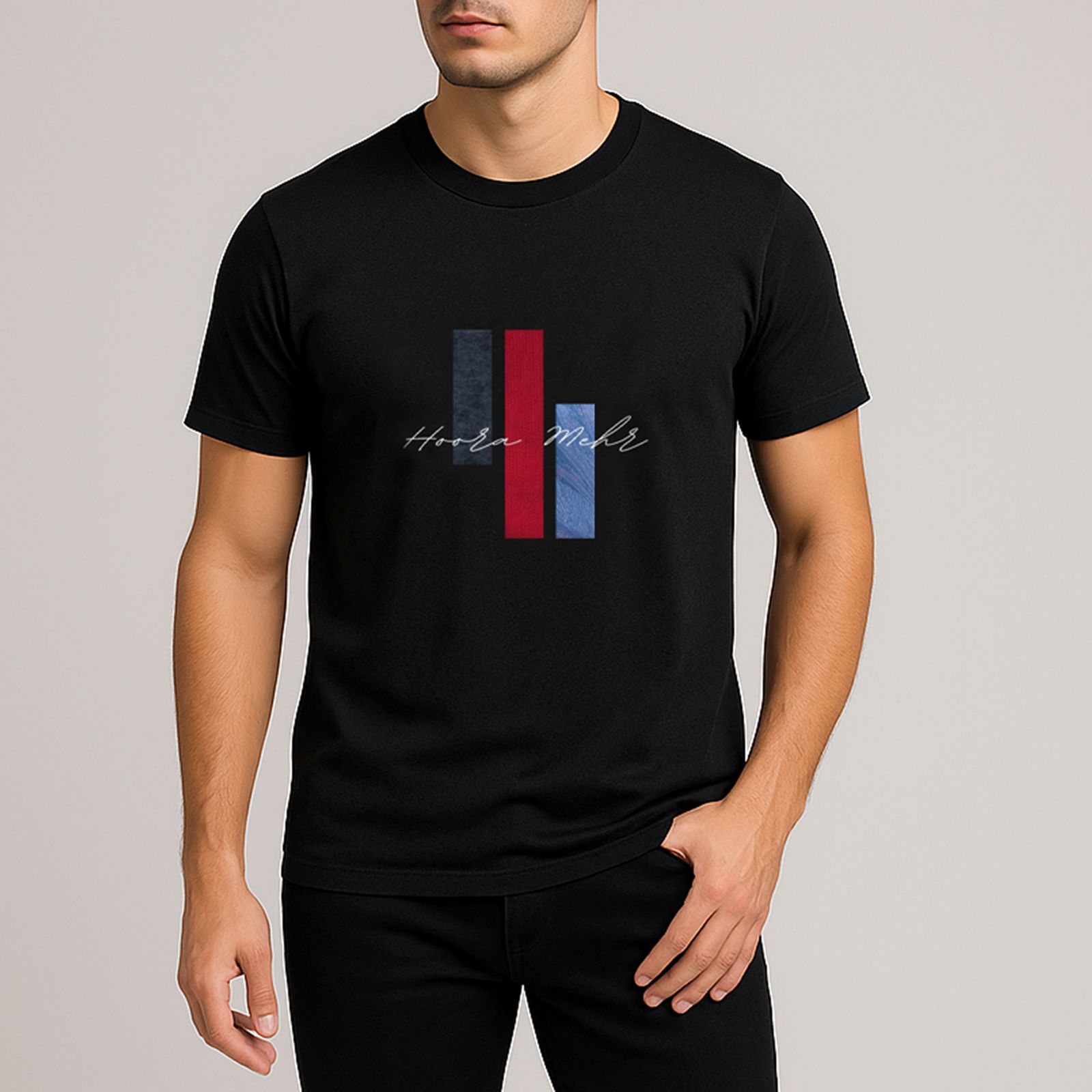 تی شرت آستین کوتاه مردانه هورا مهر مدل HM-TB-HM -  - 1