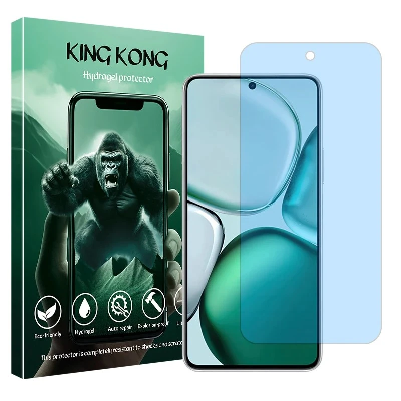 محافظ صفحه نمایش مات آنتی بلو کینگ کونگ مدل هیدروژلی مناسب برای گوشی موبایل آنر X9c Smart