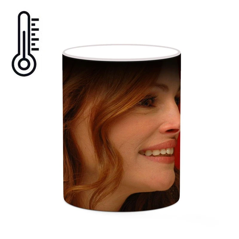 ماگ حرارتی کاکتی طرح جولیا رابرتس Julia Roberts مدل mgh26511