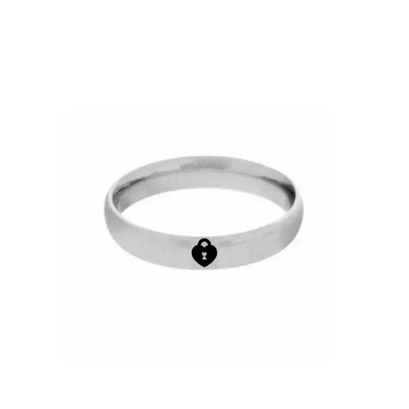 انگشتر مدل کلید و قفل قلبی عاشقانه بسته 2 عددی