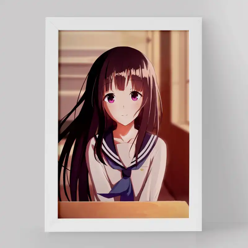 تابلو خندالو مدل چیتاندا انیمه هیوکا Hyouka کد 17097