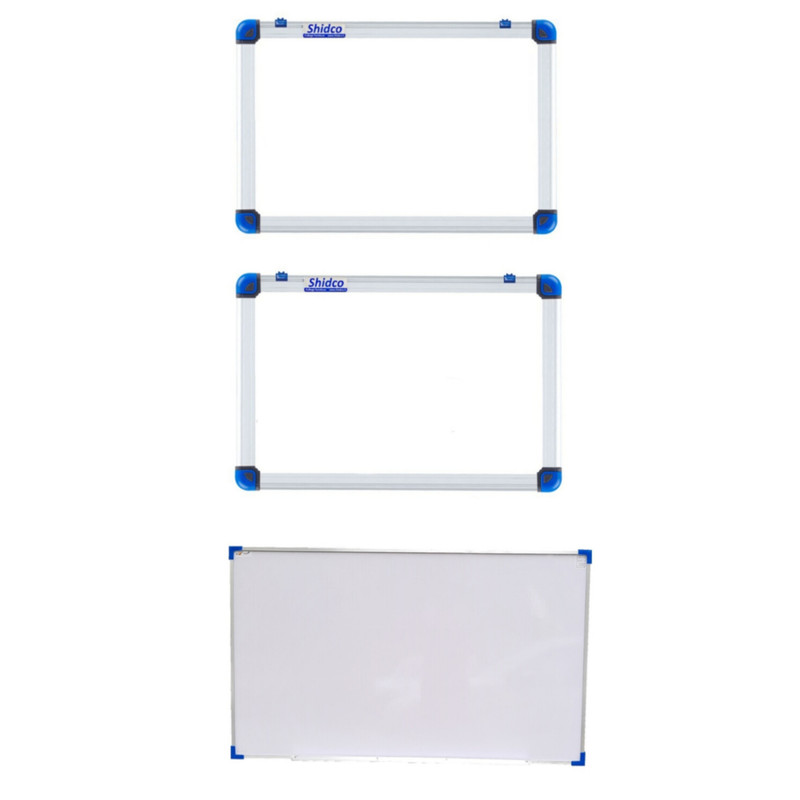تخته وایت برد شیدکو مدل 2sh1af سایز 100×200 سانتی متر بسته 3 عددی