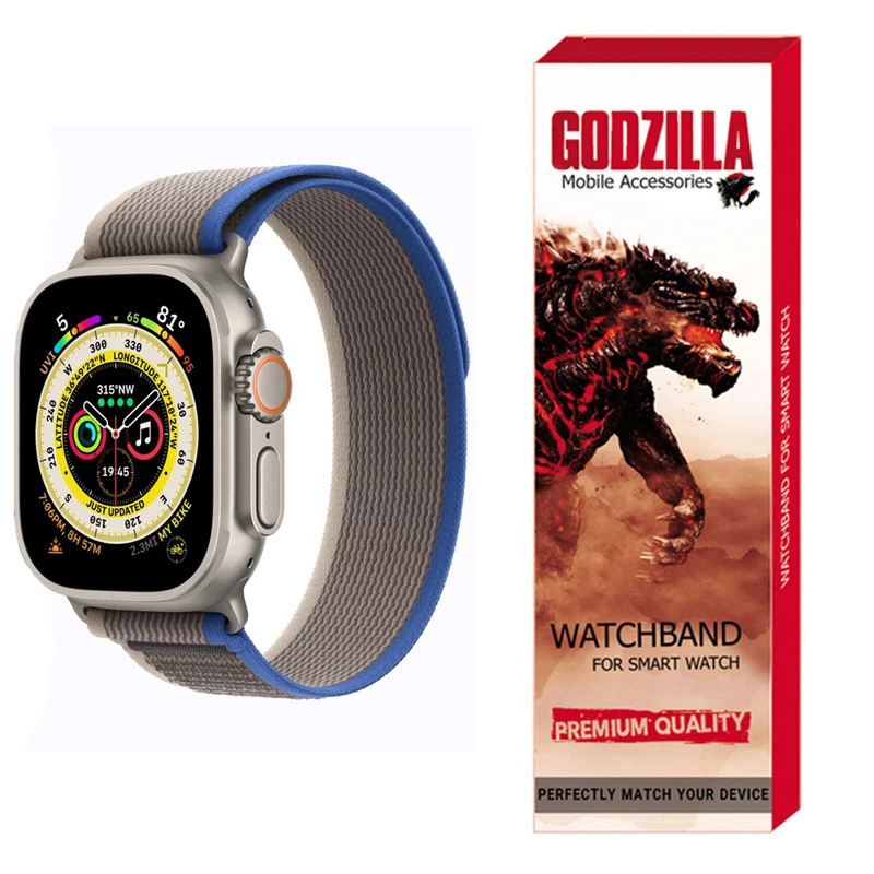 بند گودزیلا مدل GB-Trail مناسب برای ساعت هوشمند اسمارت واچ HK9 Ultra 2