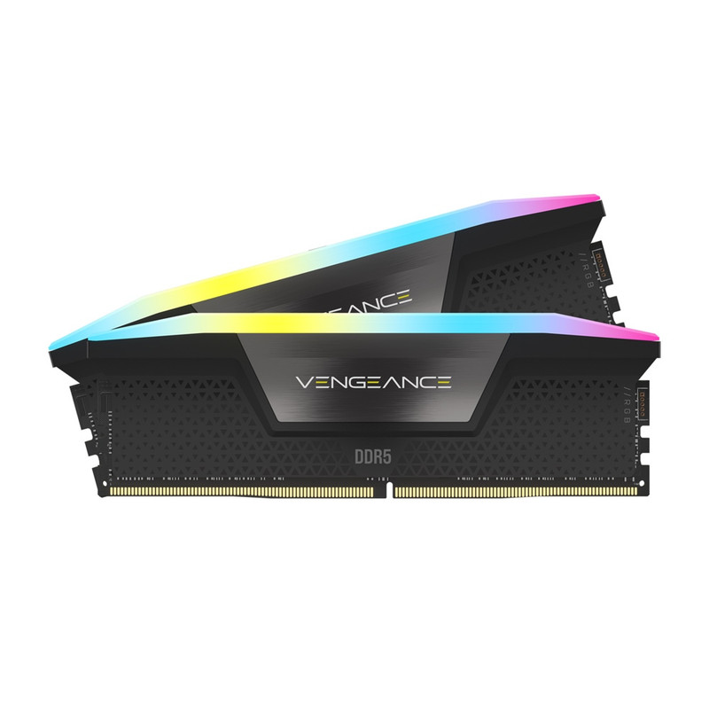 رم دسکتاپ دو کاناله 6000 مگاهرتز CL38 کورسیر مدل VENGEANCE RGB ظرفیت 32 گیگابایت