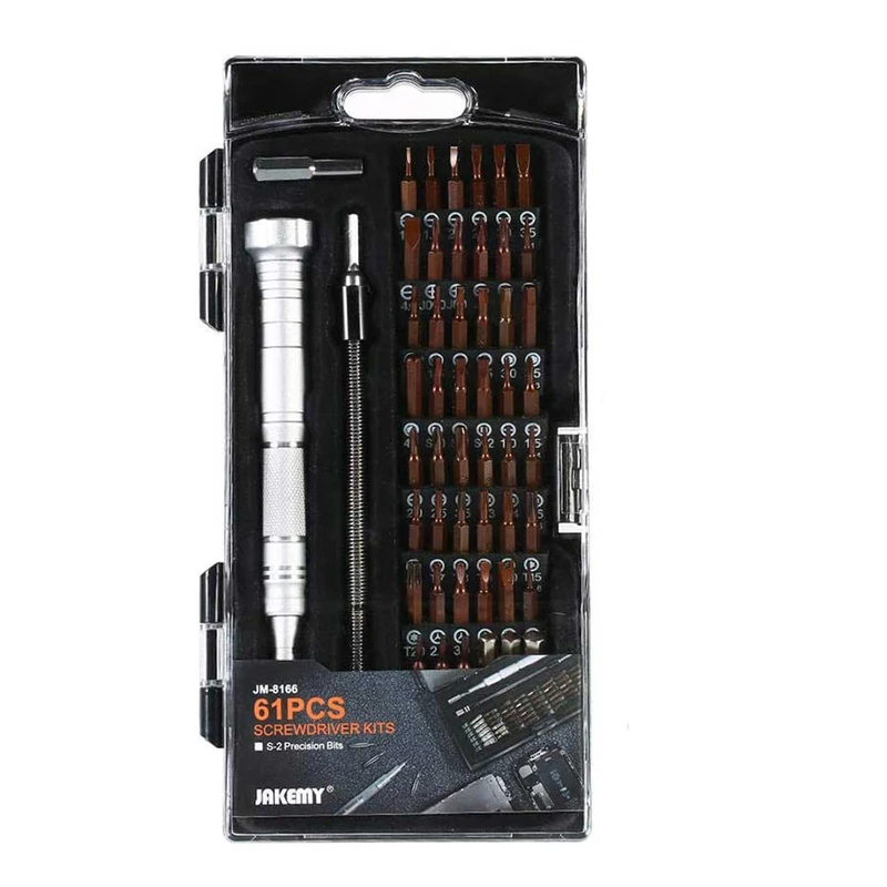 مجموعه 61 عددی سری پیچ گوشتی جاکمی مدل JM-8166