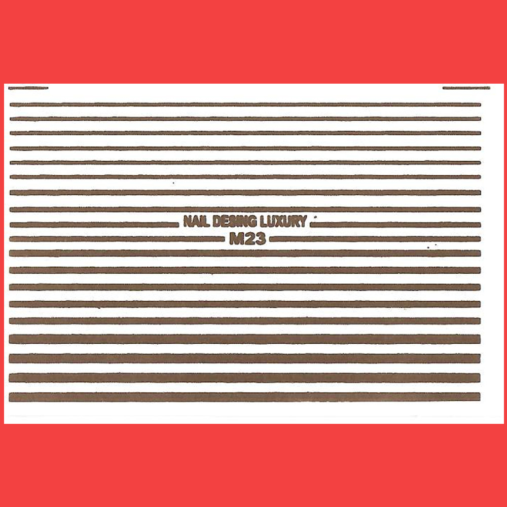 استیکر طراحی ناخن طرح راه راه کد MT23