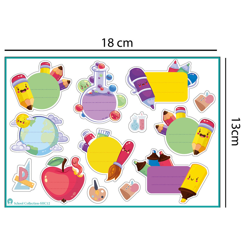 برچسب میو استیکر مدل نام و نام خانوادگی کد SHC16