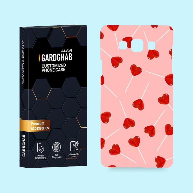 کاور گارد قاب علوی مدل عاشقانه مناسب برای گوشی موبایل سامسونگ Galaxy A7 2015 / A700