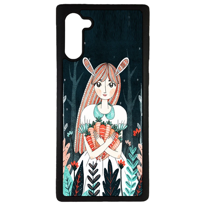 کاور طرح دختر کد 11050646 مناسب برای گوشی موبایل سامسونگ galaxy note 10