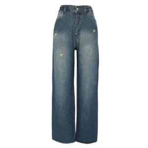 شلوار جین بگ زنانه مدل 20247