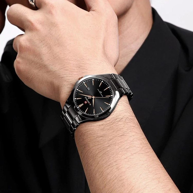 ساعت مچی عقربهای مردانه نیوی فورس مدل NF9214BB ساعت مچی عقربهای مردانه نیوی فورس مدل NF9214BB