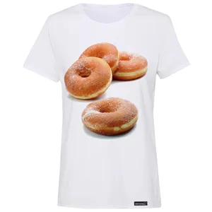 تی شرت آستین کوتاه زنانه 27 مدل MH1416 Doughnut