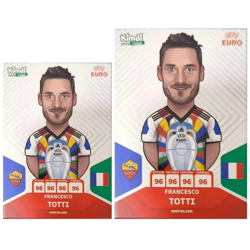 اسباب بازی زینتی کیمدی مدل فرانچسکو توتی 2025 یورو به همراه برچسب