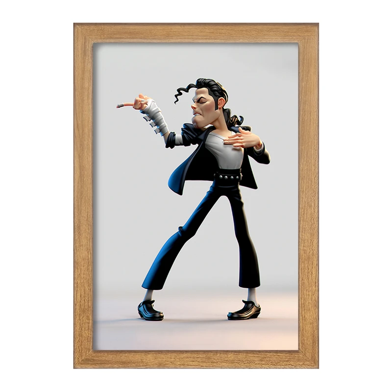 تابلو خندالو مدل مایکل جکسون (Michael Jackson) کد F397