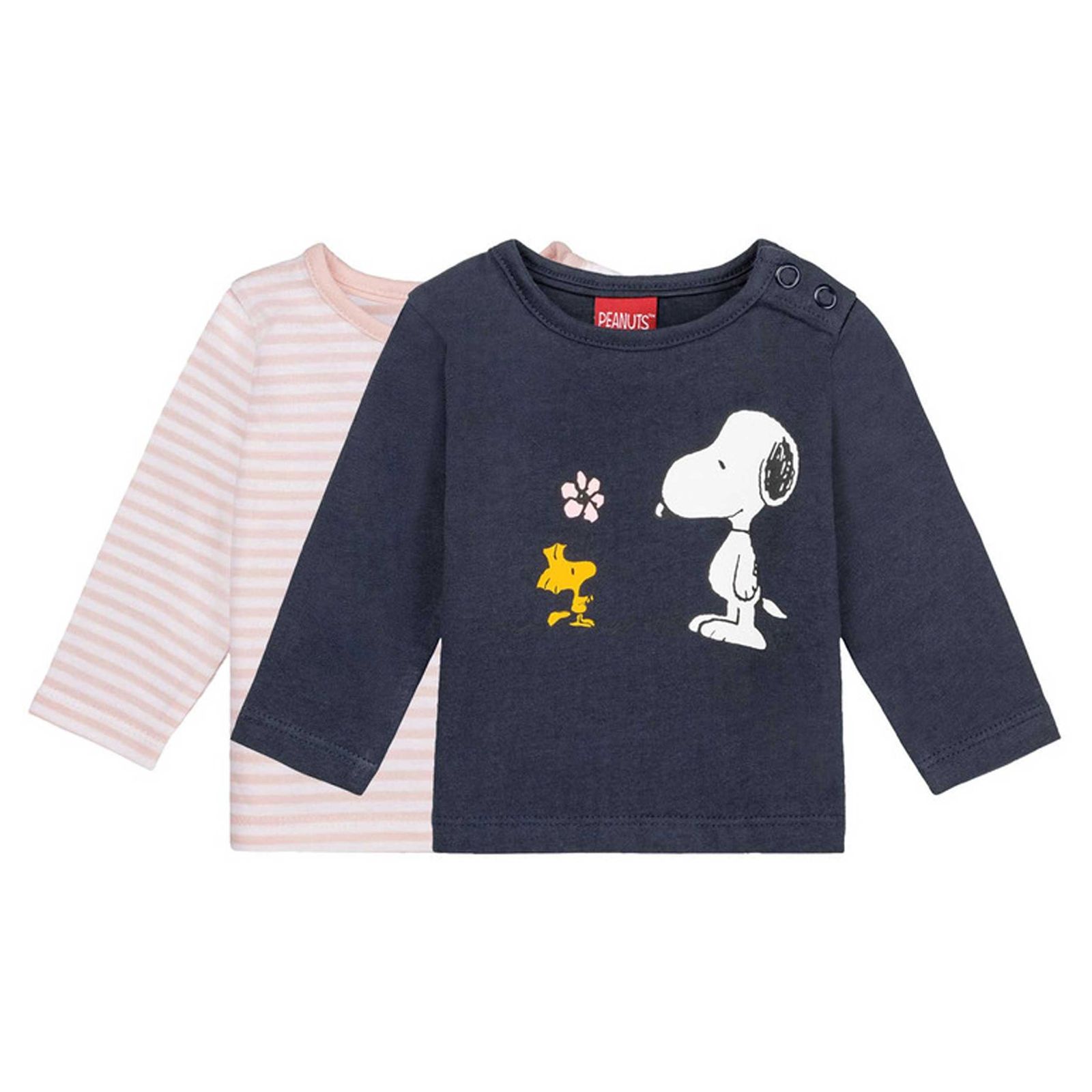 تی شرت آستین بلند نوزادی لوپیلو مدل w-998655 مجموعه 2 عددی -  - 1