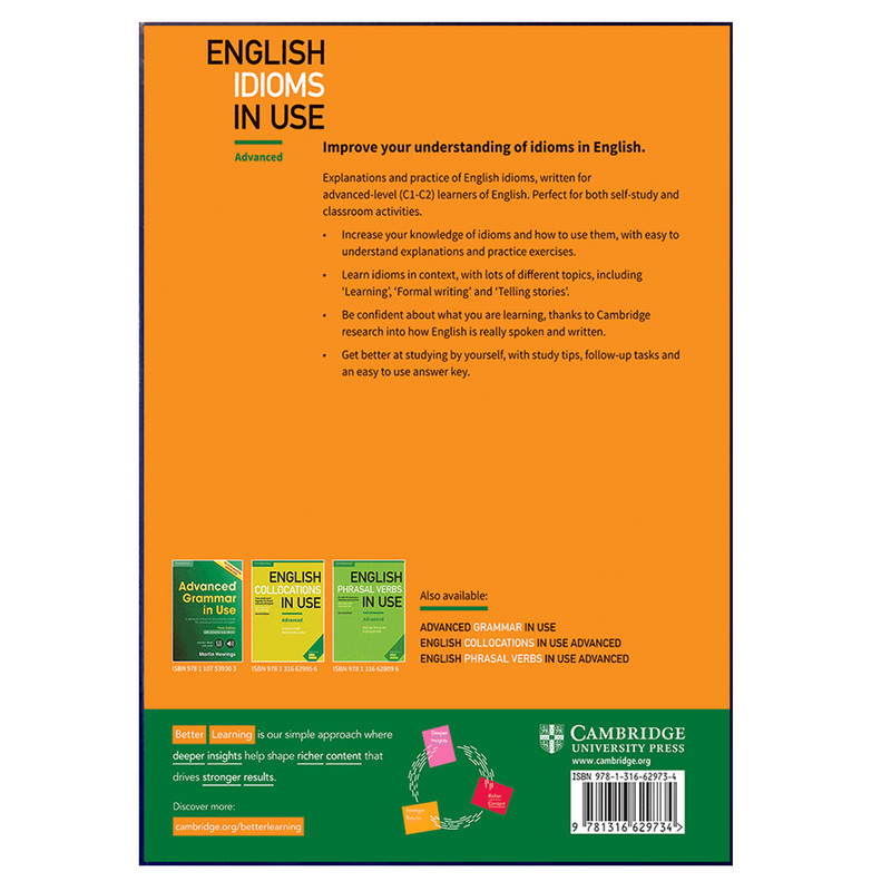 کتاب English Idioms In Use Advanced اثر Michael McCarthy And Felicity O`dell انتشارات هدف نوین کتاب English Idioms In Use Advanced اثر Michael McCarthy And Felicity O`dell انتشارات هدف نوین