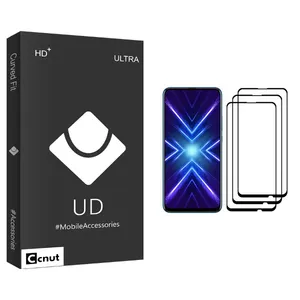 Coconut UD Black Screen Protector For  Honor 9X Pack Of 3
