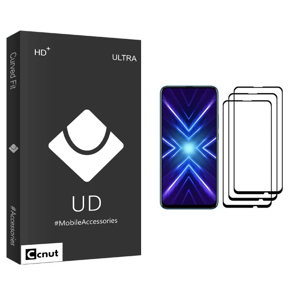 محافظ صفحه نمایش کوکونات مدل UD Black مناسب برای گوشی موبایل آنر 9X بسته سه عددی