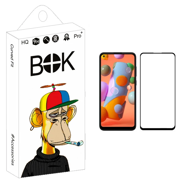 محافظ صفحه نمایش بوک مدل +HD مناسب برای گوشی موبایل سامسونگ Galaxy A11