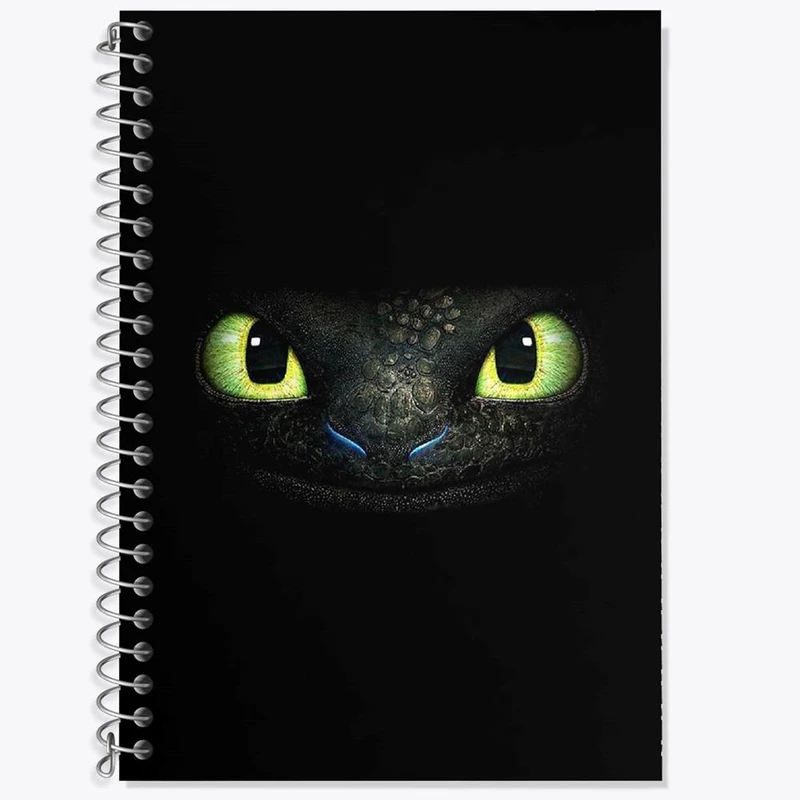 دفتر لغت 50 برگ خندالو مدل اژدها سواران DreamWorks Dragons کد 13756