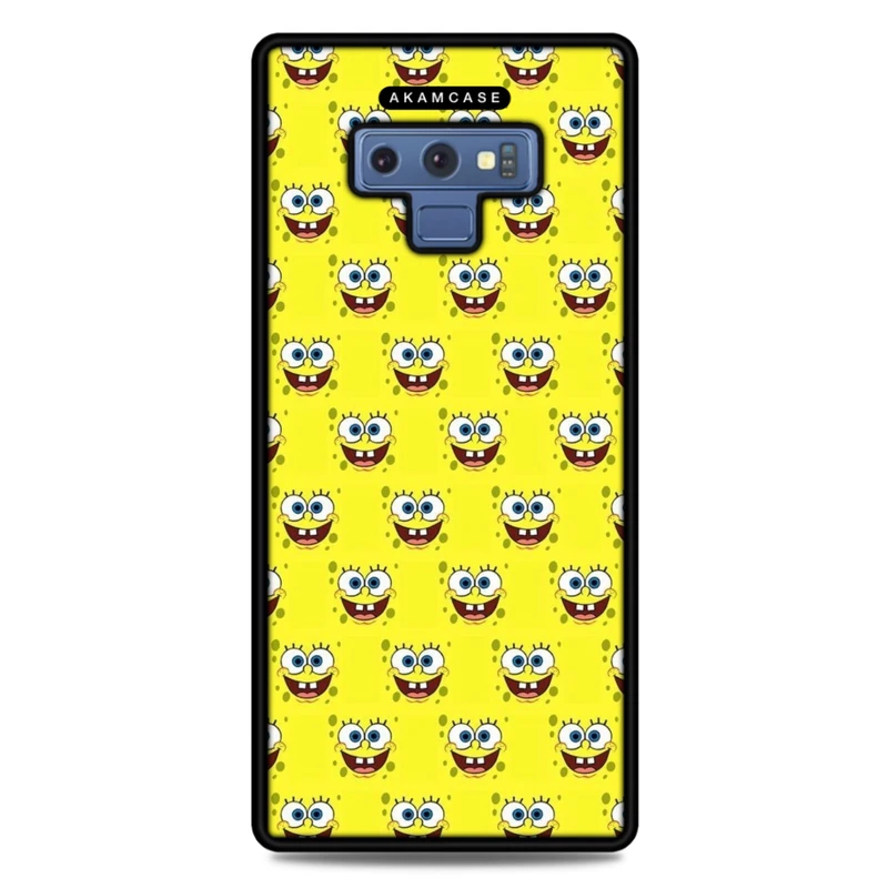 کاور آکام مدل AMC-WSGN9-SPONGE BOB12 مناسب برای گوشی موبایل سامسونگ Galaxy Note 9