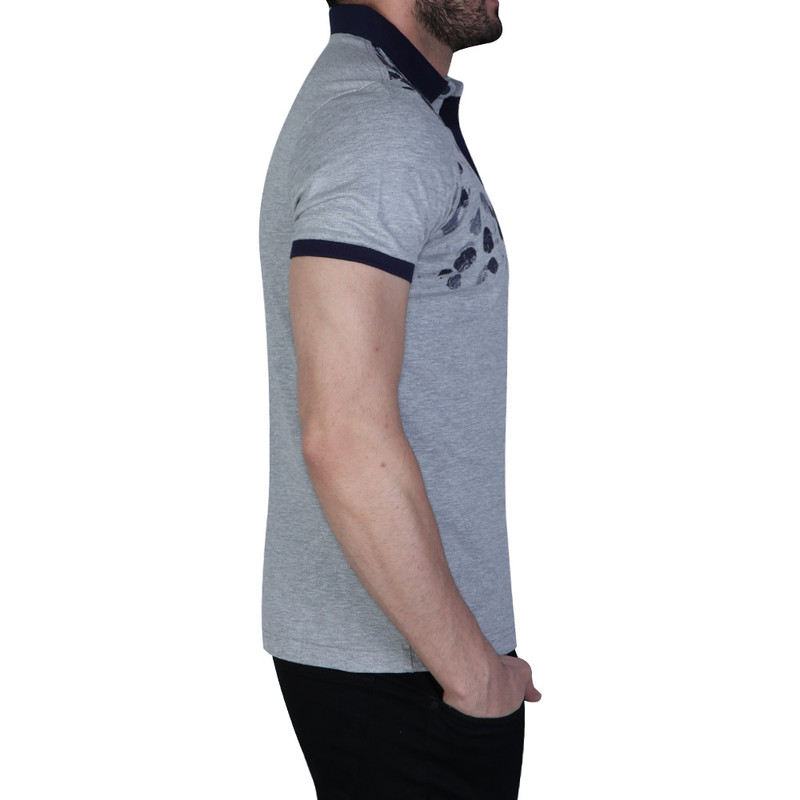 پولوشرت آستین کوتاه مردانه روگاچی مدل گلدار