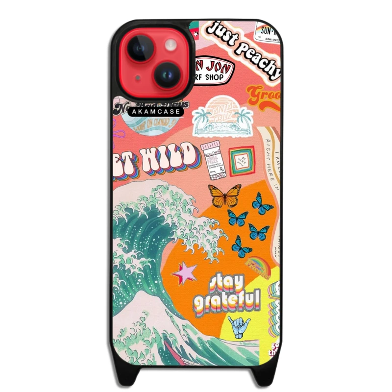 کاور آکام مدل AMCWLA14PLUS-GOOD VIBES15 مناسب برای گوشی موبایل اپل iPhone 14 Plus