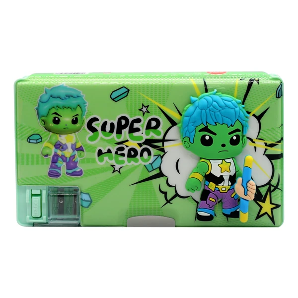 جامدادی مدل کتابی  اسپینر دارکد 568.9 طرح سوپر هیرو