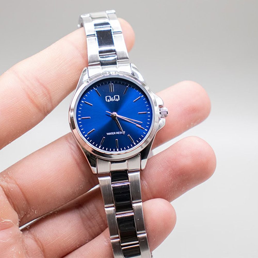 ست ساعت مچی عقربه‌ای کوارتز زنانه و مردانه کیو اند کیو مدل C37A-004PY C36A-004PY -  - 3