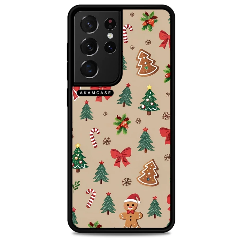 کاور آکام مدل AMC-WSGS21U-CHRISTMAS-22 مناسب برای گوشی موبایل سامسونگ Galaxy S21 Ultra