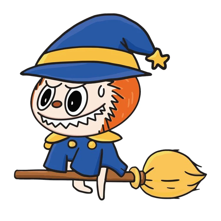 استیکر پارچه و لباس پاد آفرین مدل عروسک لبوبو Labubu کد S1200