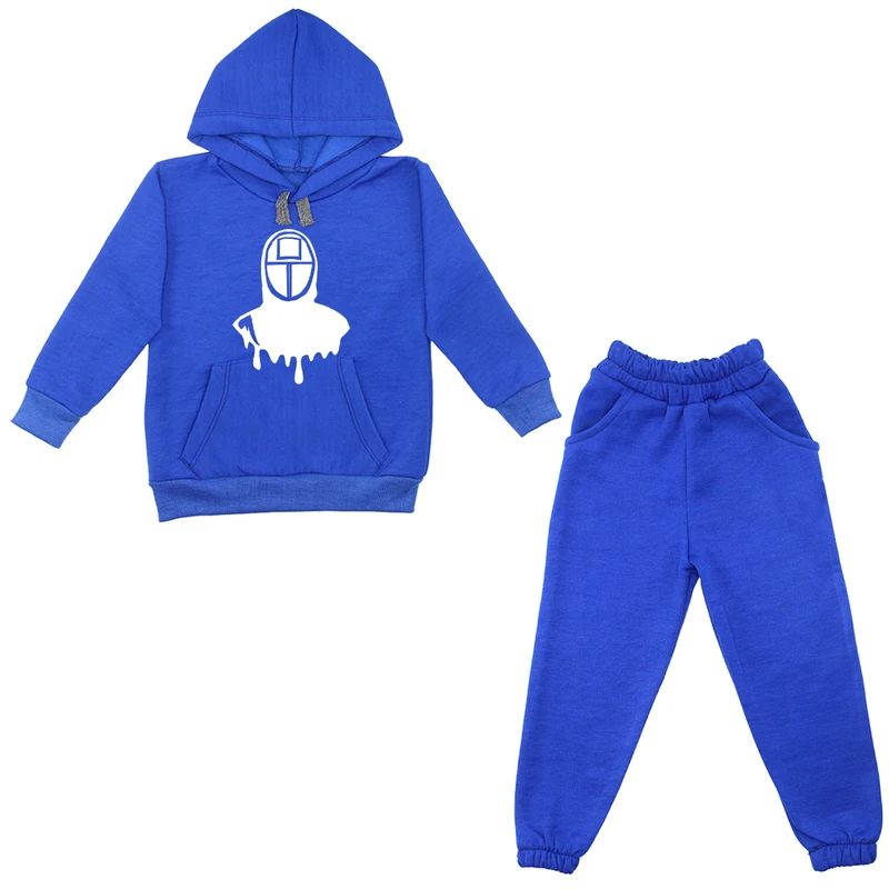 ست هودی و شلوار پسرانه مدل بازی مرکب A104