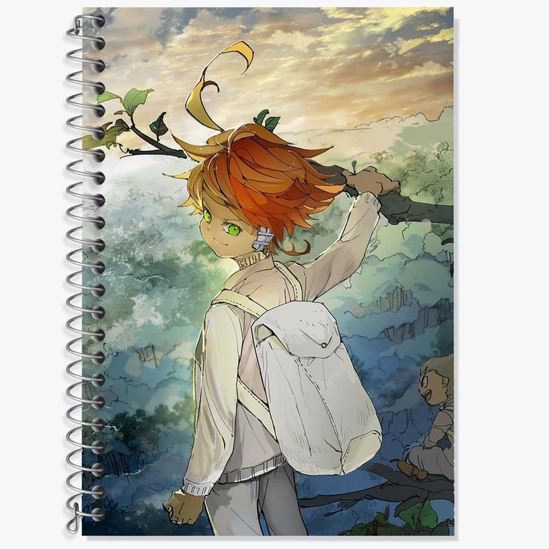 دفتر زبان 50 برگ خندالو مدل سه خط طرح اما انیمه ناکجاآباد کد 12716