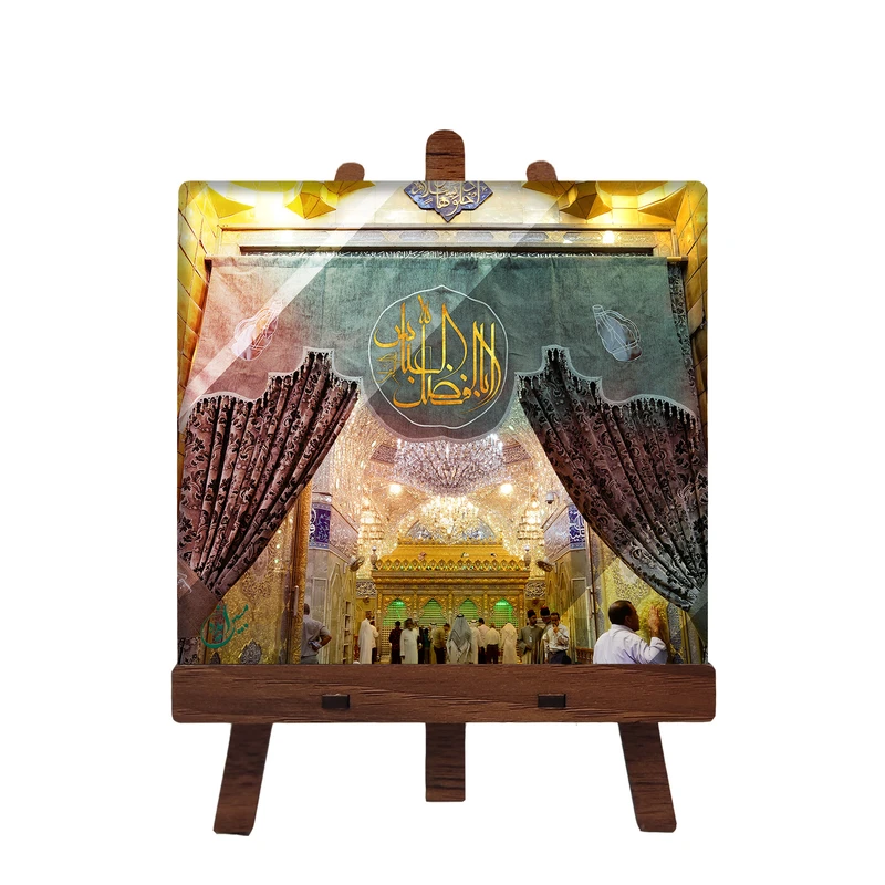 کاشی مبین ایده مدل حضرت عباس ع کد 337 به همراه پایه