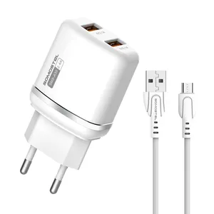 شارژر دیواری سوموس تل مدل A30 به همراه کابل تبدیل MICROUSB