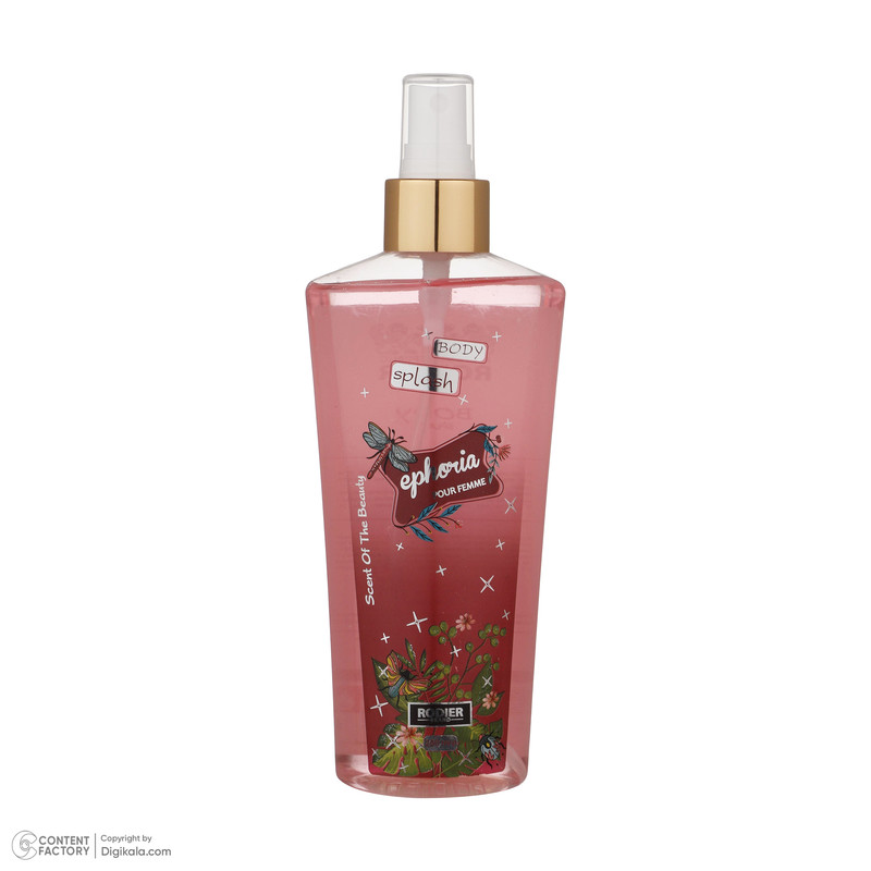 بادی اسپلش زنانه رودیر مدل ephoria حجم 250 میلی لیتر