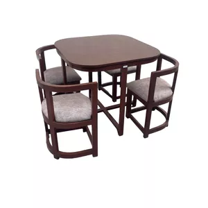 میز و صندلی ناهارخوری 4 نفره گالری چوب آشنایی مدل Ro-820