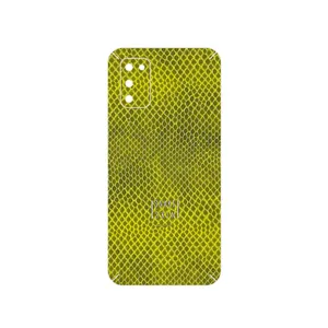 MAHOOT Yellow Snake Skin Cover Sticker for Samsung Galaxy A52 5G