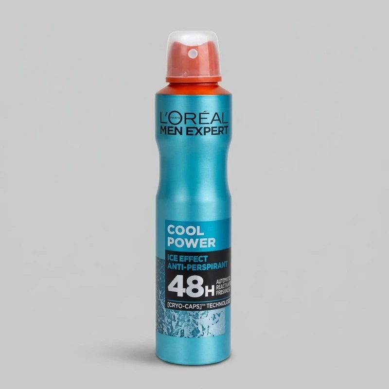 اسپری ضدتعریق مردانه لورآل مدل اسپری لورآل سری men expert مدل cool power حجم 250 میلی لیتر حجم 250 میلی‌لیتر