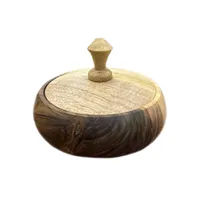 قندان چوبی مدل گردو