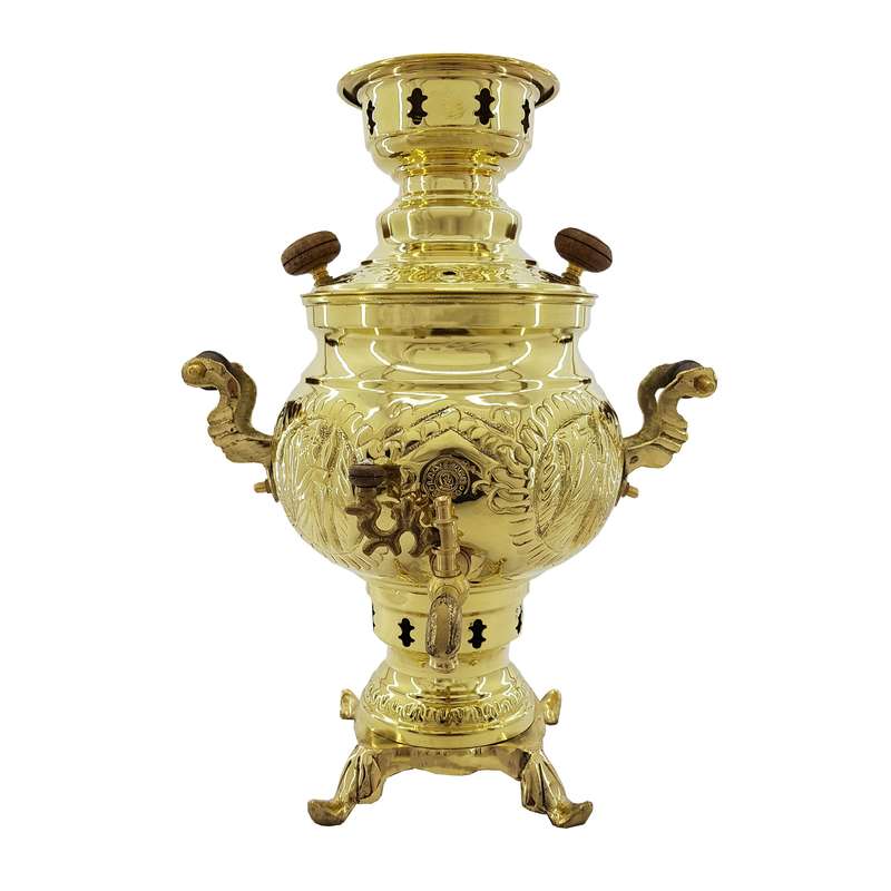  سماور ذغالی برنجی کد bst-204