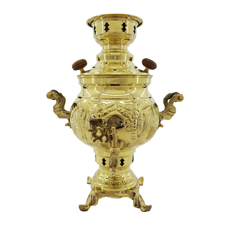 سماور ذغالی برنجی کد bst-204